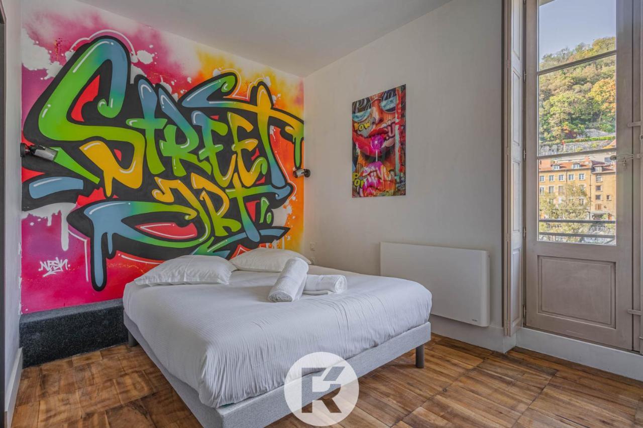 R'Apparts Studio Street Art Grenoble Kültér fotó